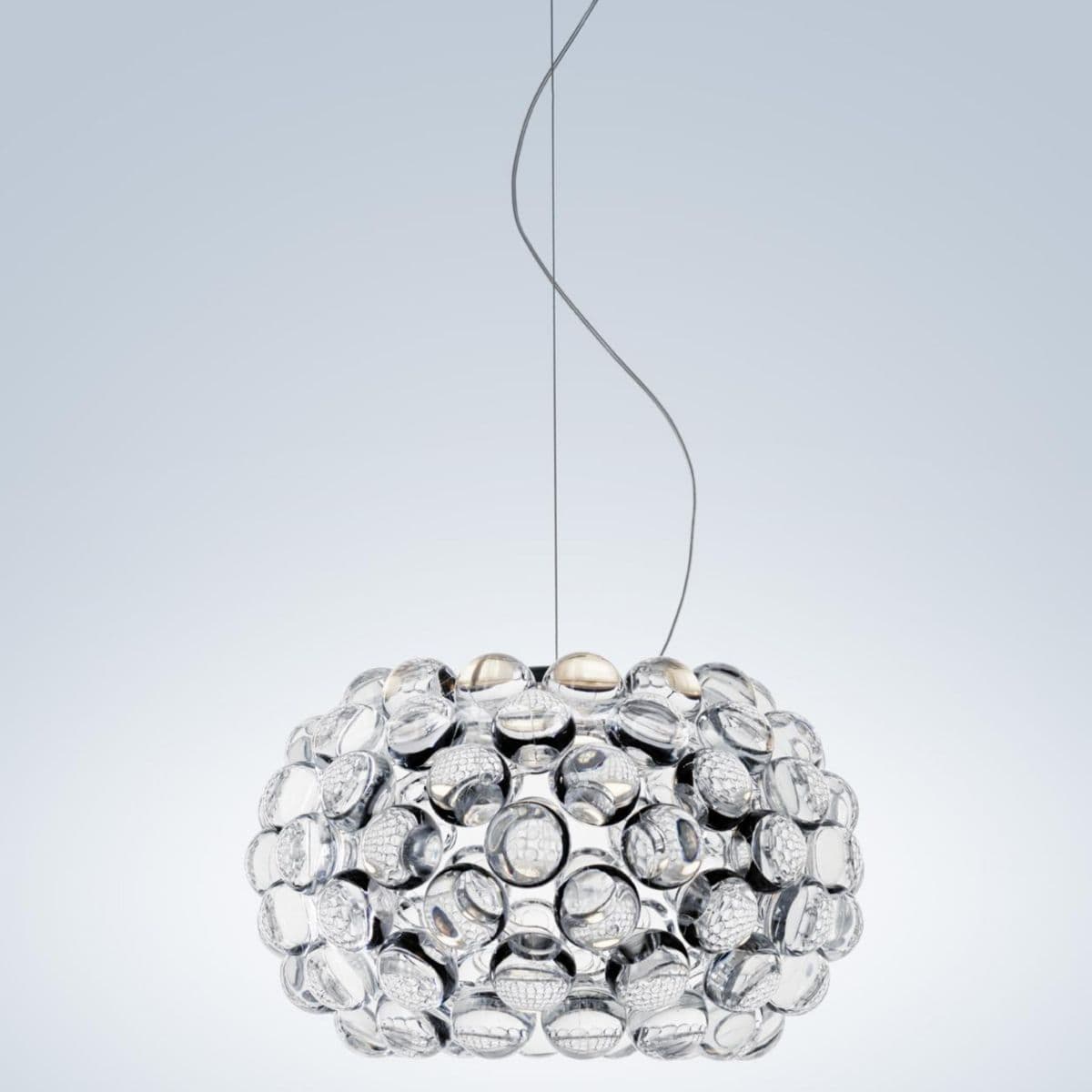 Foscarini Caboche Plus Pendant — Transparent, Small, Standard, Led