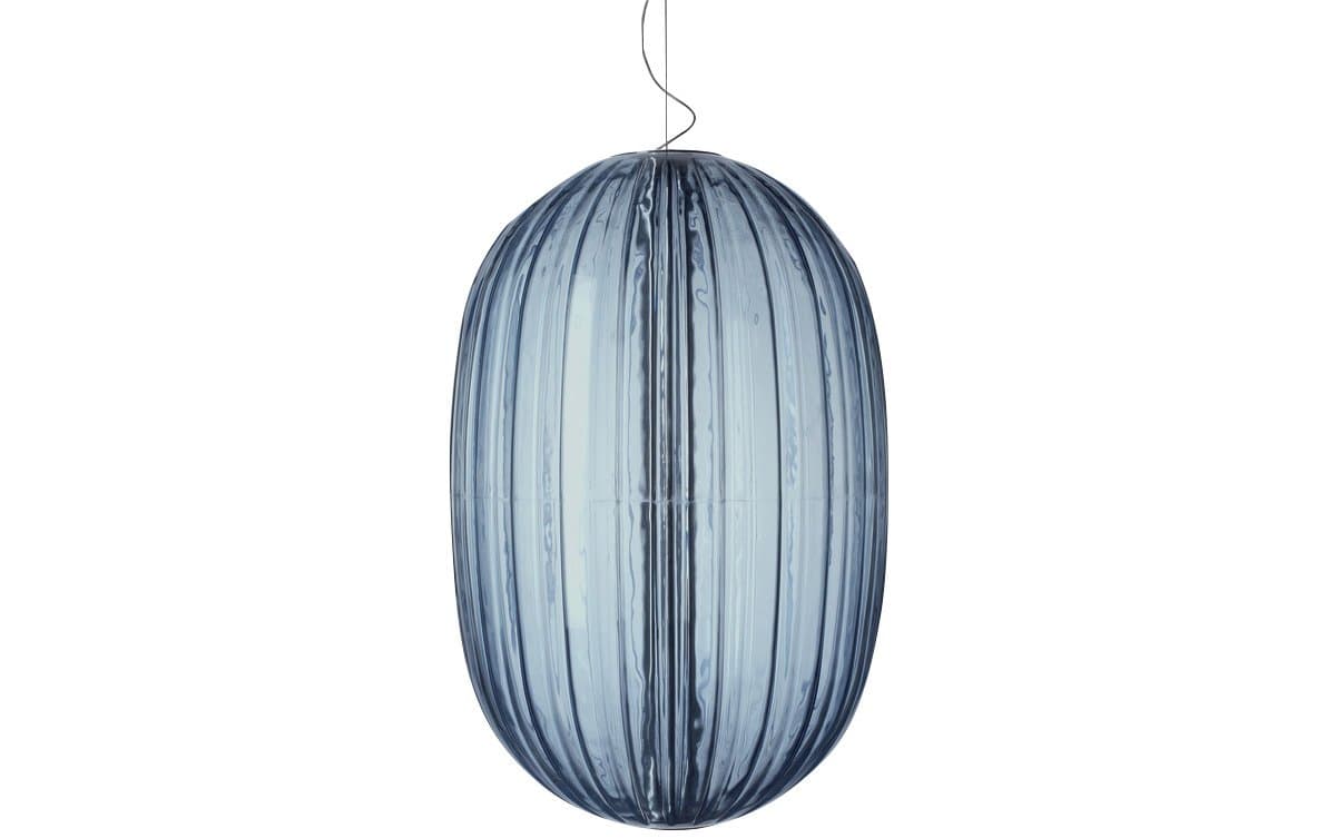 Foscarini | Plass Pendant — Blue Suspension, 138 inch