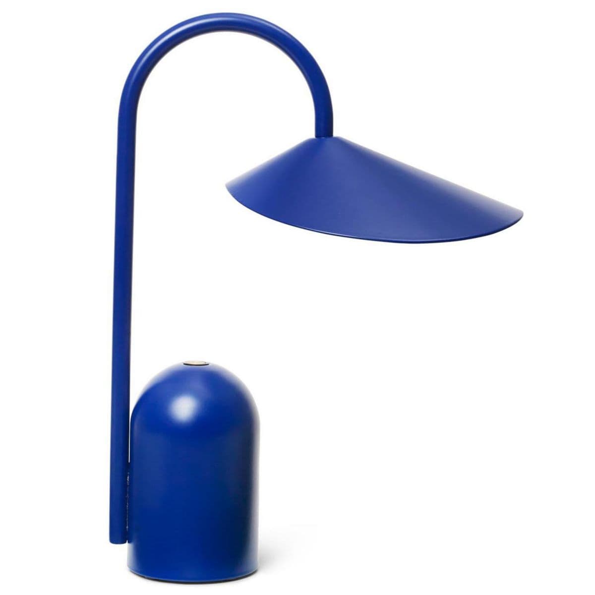 ferm LIVING | Arum Rechargeable LED Table Lamp — Bright Blue