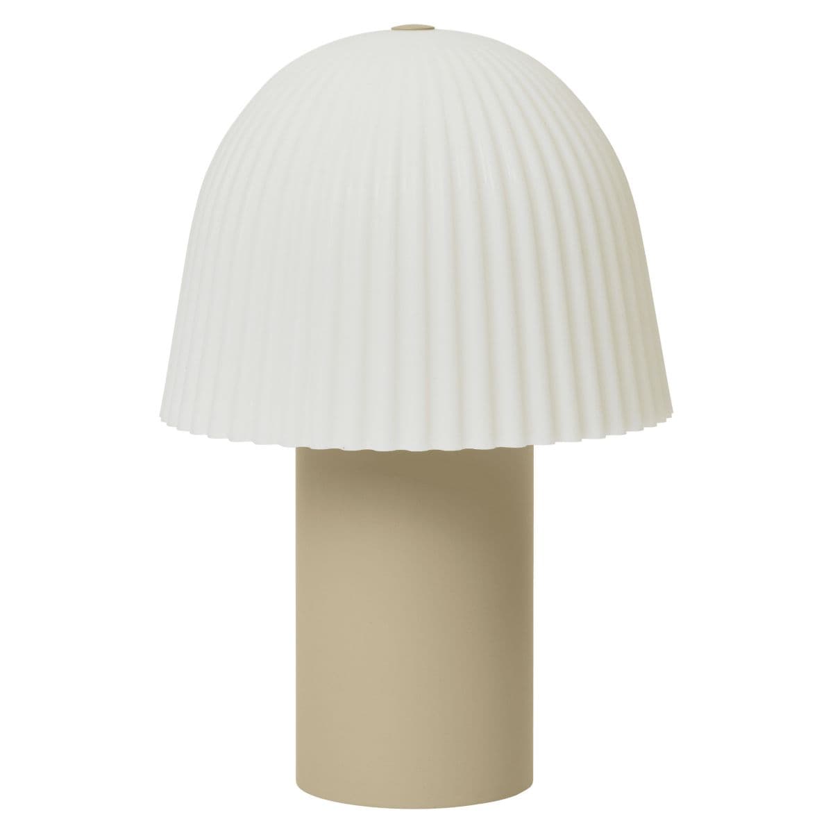 ferm LIVING | Frill Rechargeable LED Table Lamp — Cashmere