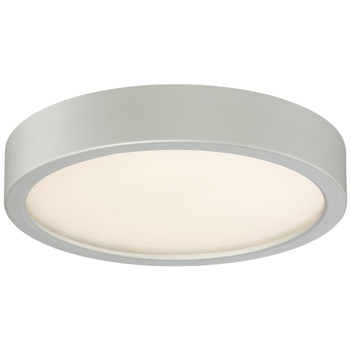 George Kovacs | LED Flushmount — Silver, 8-Inch