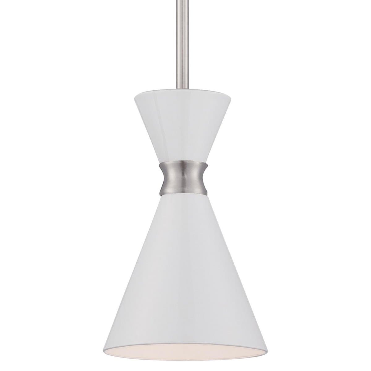 George Kovacs | Conic Mini Pendant — Glitter Gloss White