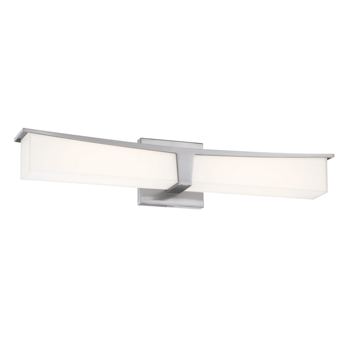 George Kovacs | Plane LED Light Bath Bar — Brushed Nickel, 24 Inch