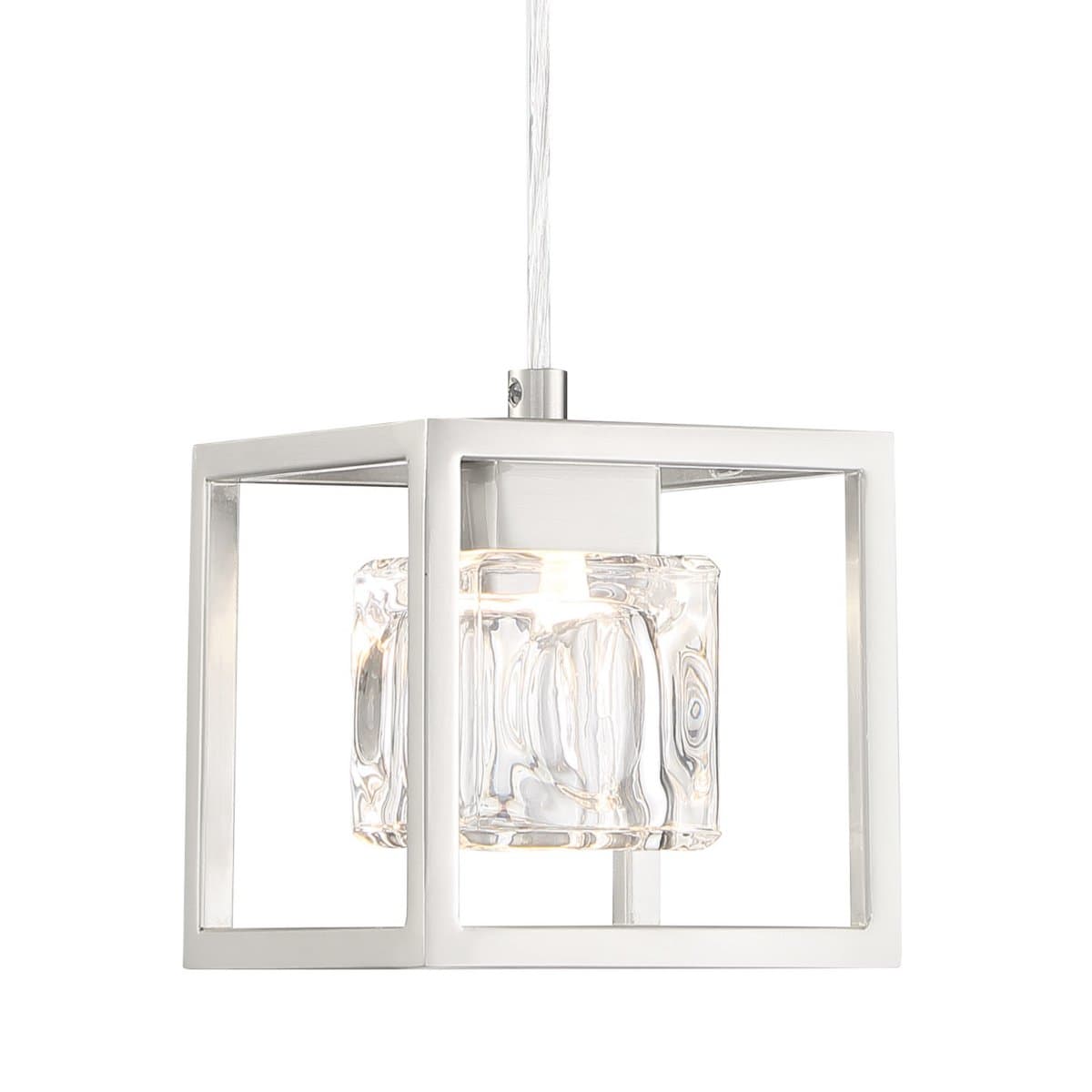 George Kovacs | San Marin LED Mini Pendant — Brushed Nickel
