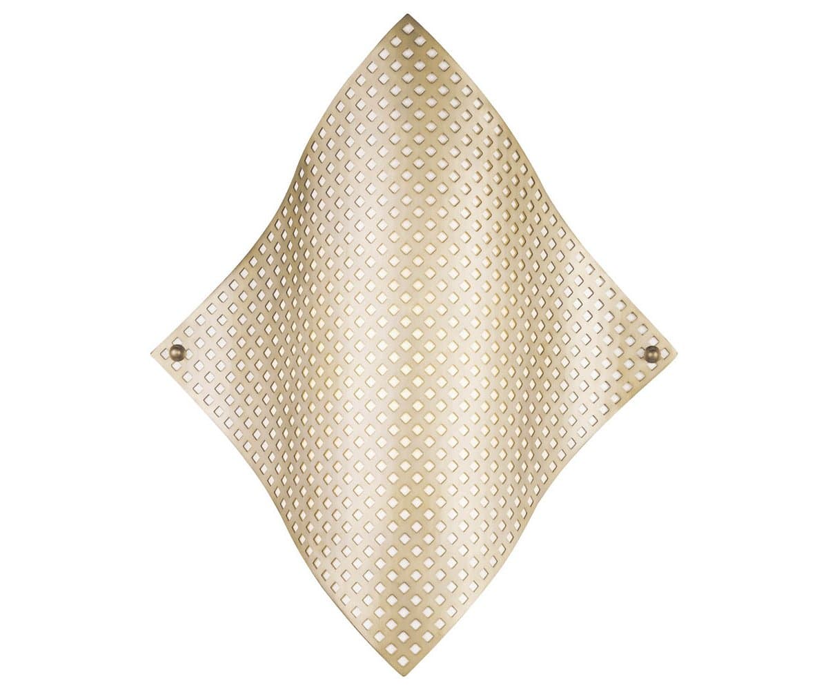 George Kovacs | Grid Wall Sconce — Soft Brass