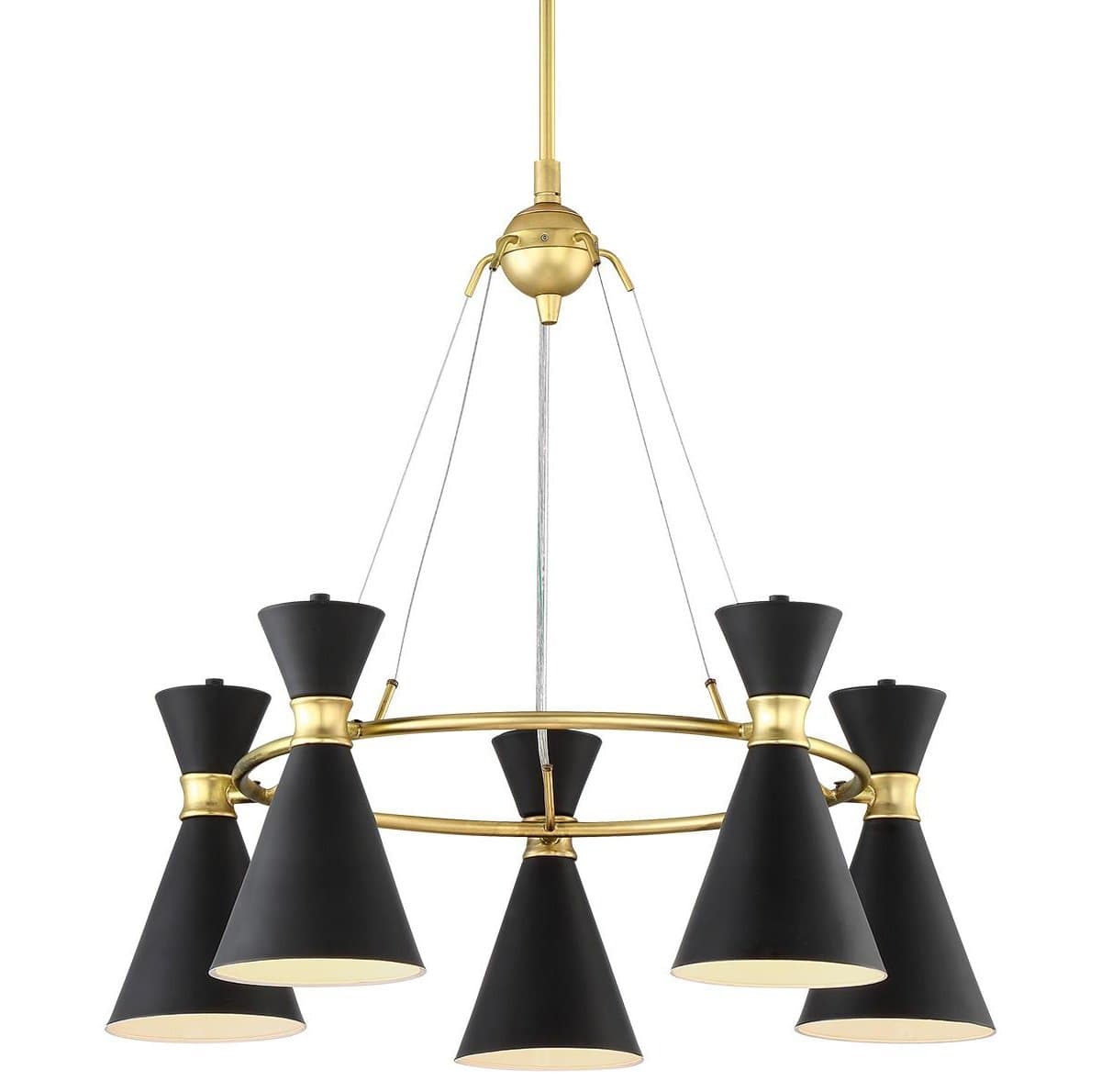 George Kovacs | Conic Chandelier — Honey Gold, 5 - alternate view