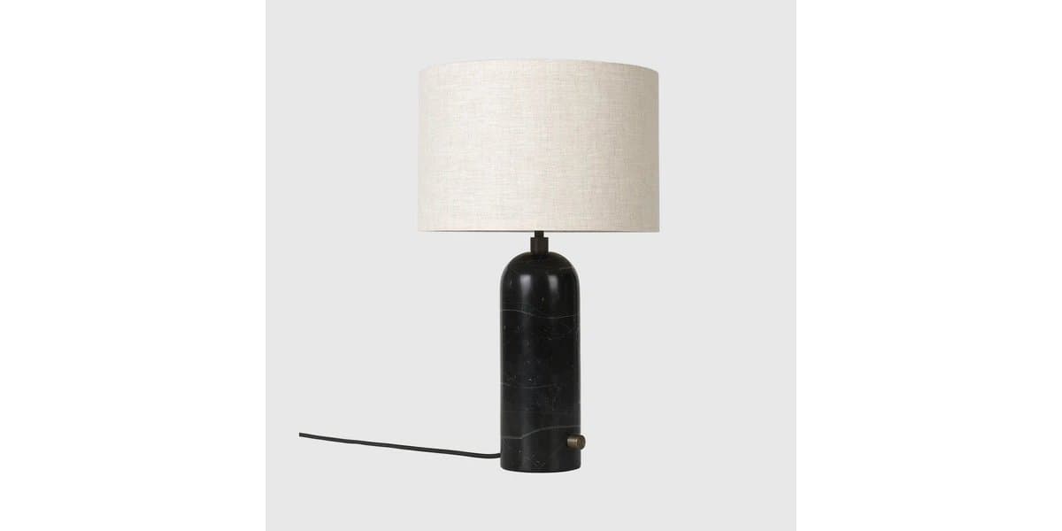 GUBI | Gravity Table Lamp — White Marble, White, Large - alternate view
