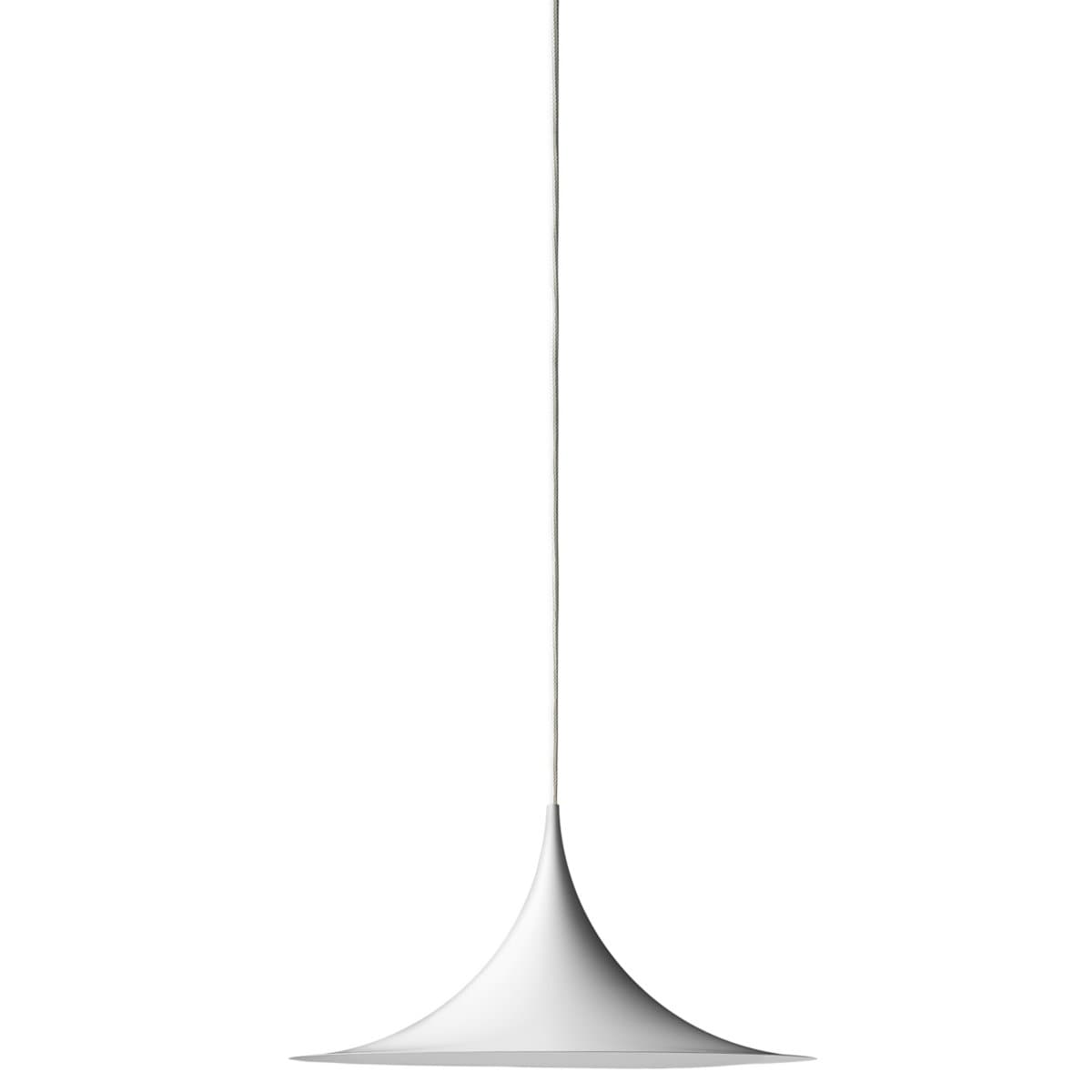 GUBI | Semi Pendant — Matte White, Small