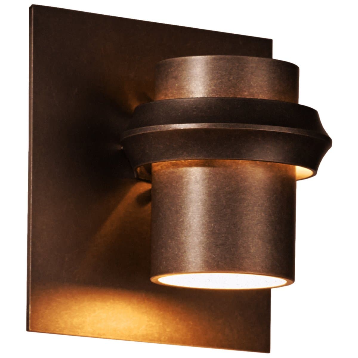 Hubbardton Forge | Twilight Outdoor Wall Sconce — Coastal Black, Large, Incandescent