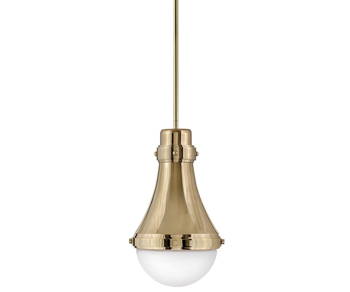 Hinkley | Oliver Pendant — Bright Brass, Small