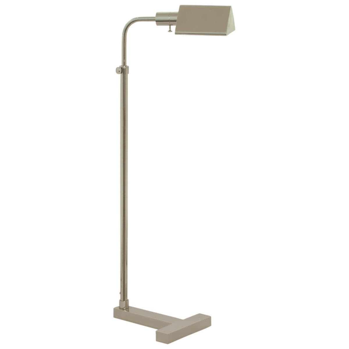 House of Troy Fairfax Pharmacy Floor Lamp — Polished Nickel