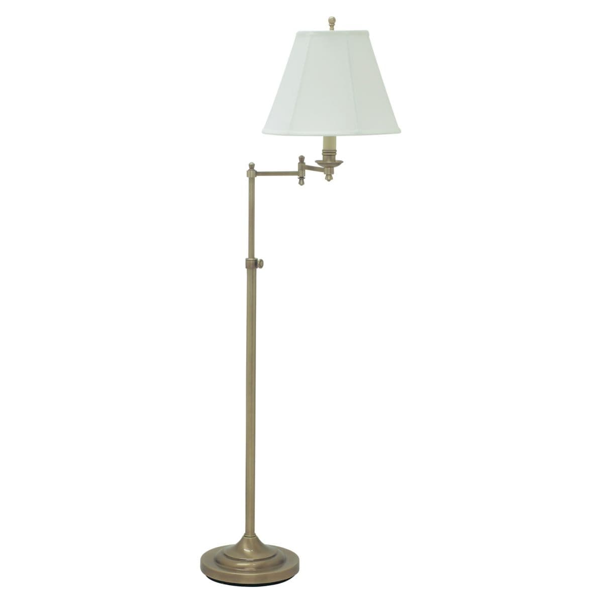 House of Troy | Club Adjustable Swing Arm Floor Lamp