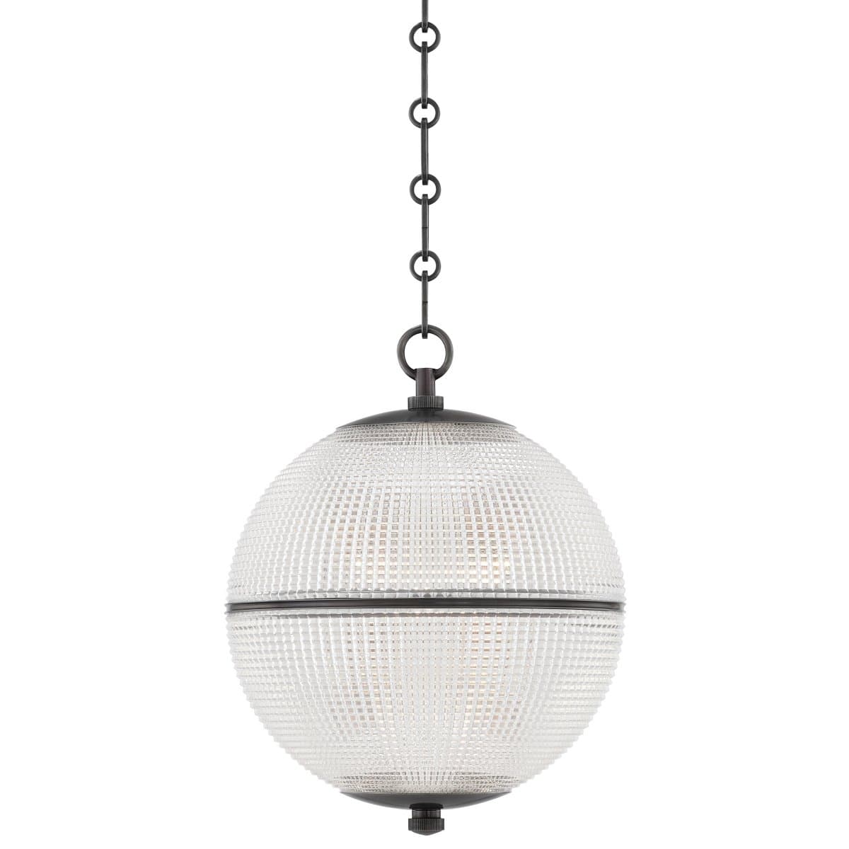 Hudson Valley Lighting | Sphere No. 3 Pendant — Distressed Bronze, Small