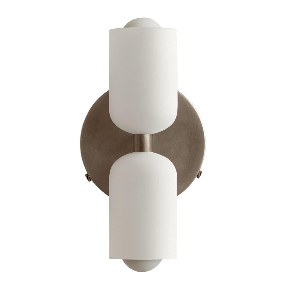 In Common With | Glass Up Down Wall Sconce — Pewter