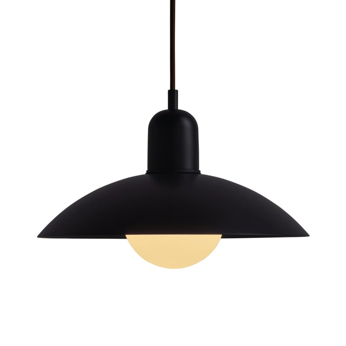 In Common With | Arundel Orb Pendant — Black Base, Black