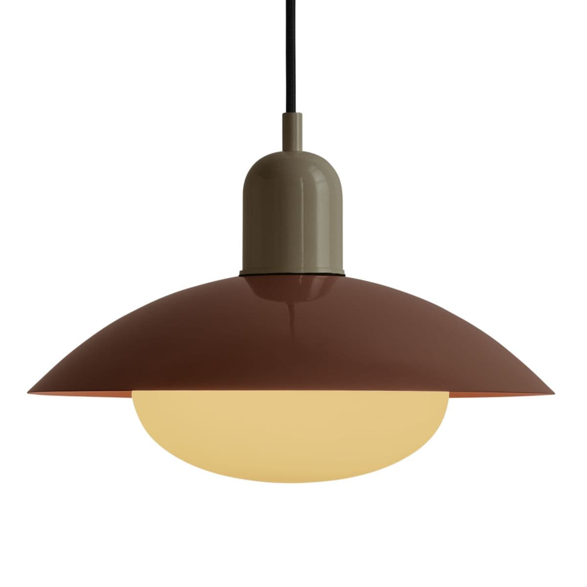 In Common With | Arundel Mushroom Pendant — Peach, Bone