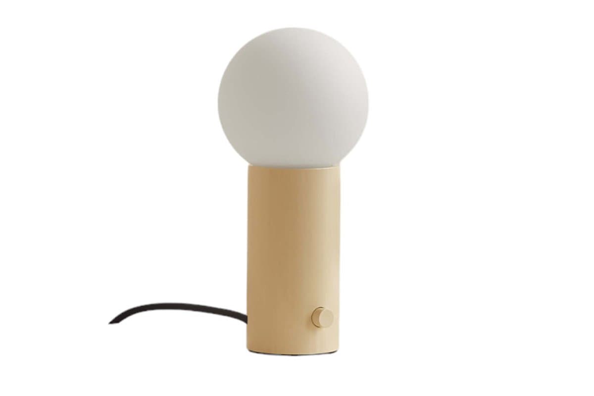 In Common With | Orb Table Lamp — Bone, Small, Plug-In