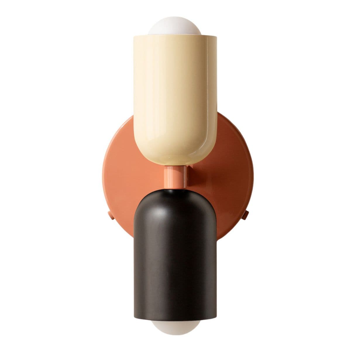 In Common With Up Down Wall Sconce — Bone, Black, Peach