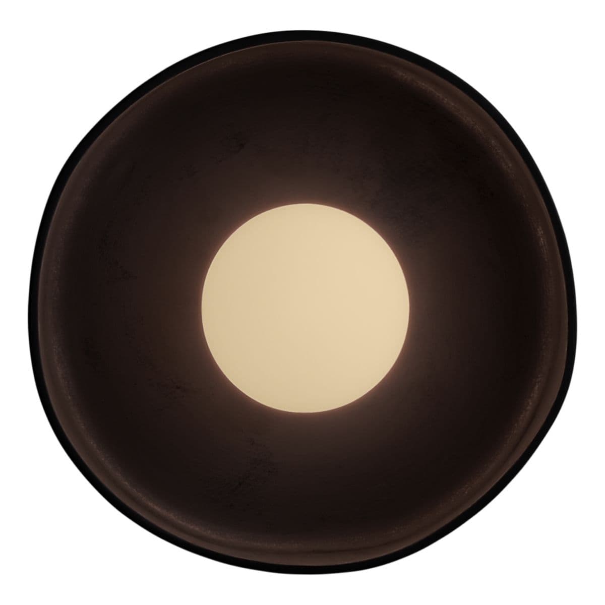 In Common With Ceramic Disc Wall / Flushmount — Black Clay, Black
