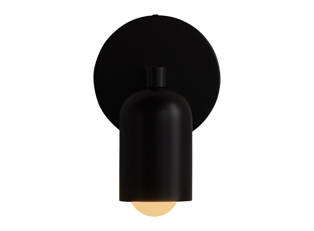 In Common With Fixed Slim Down Wall Sconce — Black