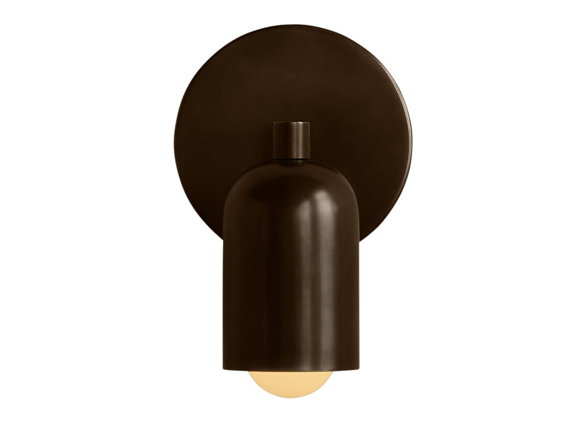 In Common With | Fixed Slim Down Wall Sconce — Patina Brass