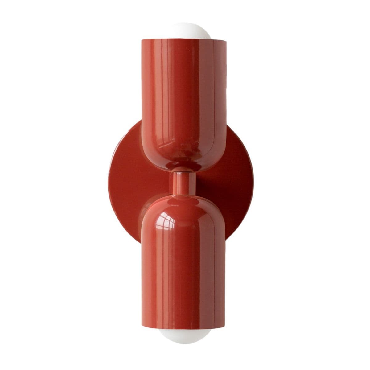 In Common With Up Down Slim Wall Sconce — Oxide Red, Oxide Red, Oxide Red