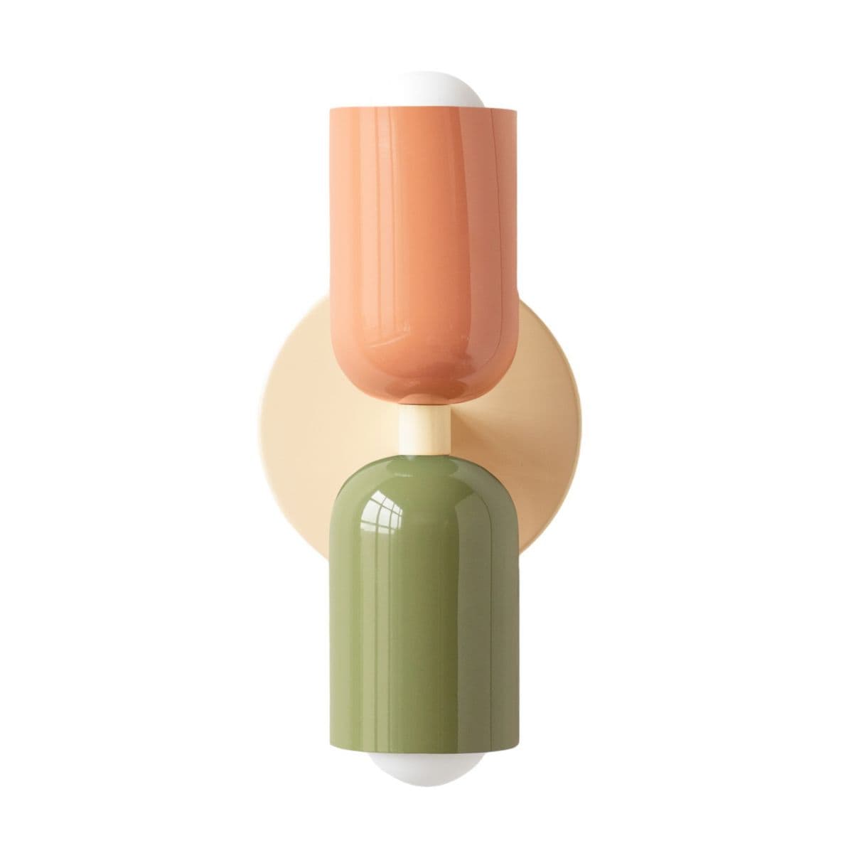 In Common With | Up Down Slim Wall Sconce — Peach, Reed Green, Bone