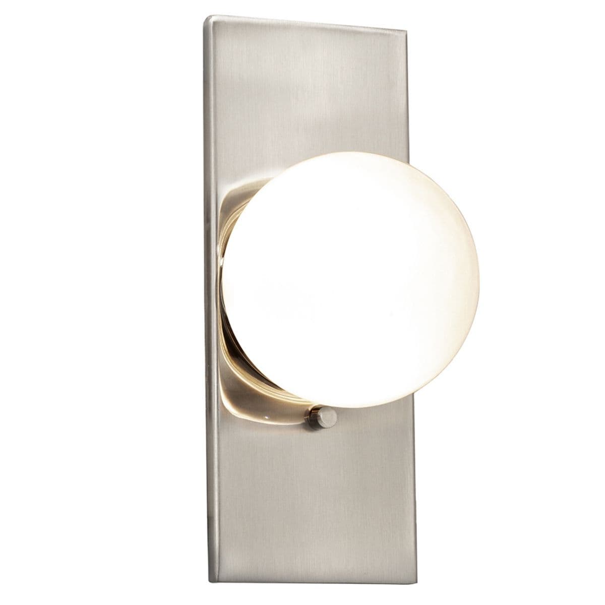 Justice Design Group | Fusion Luna LED Wall Sconce — Brushed Nickel