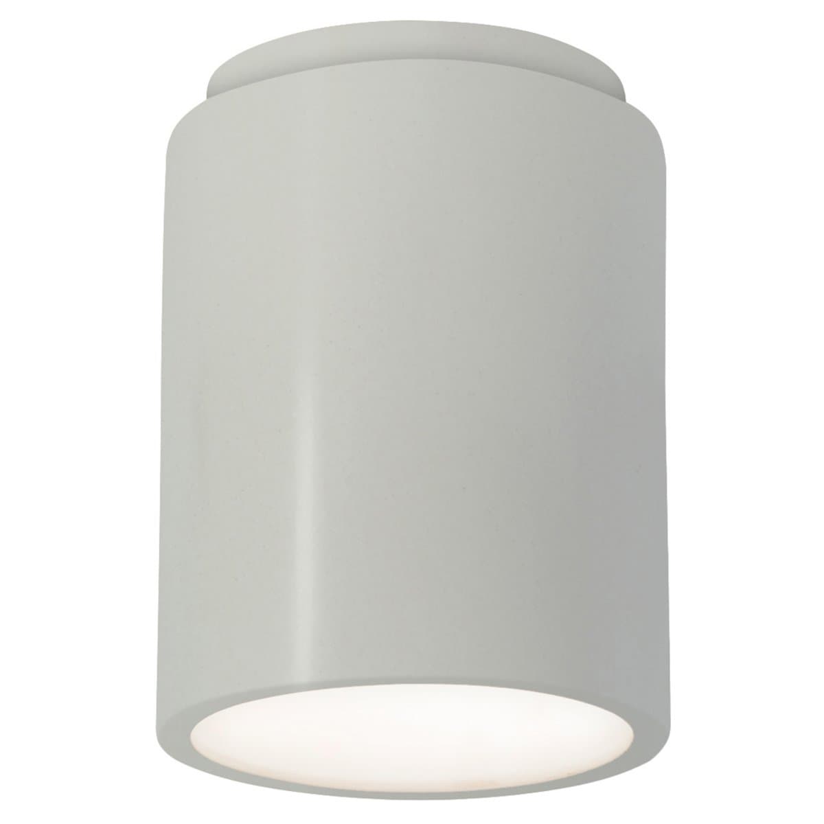 Justice Design Group | Radiance Flushmount — Matte White Stem/Cord, Standard, Integrated LED