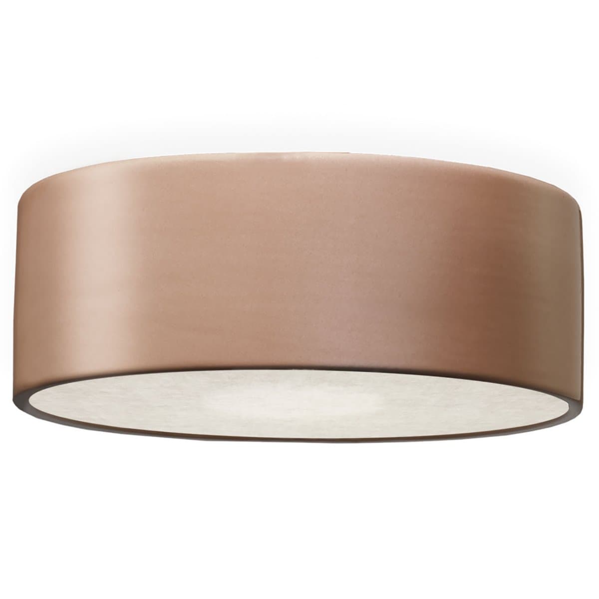 Justice Design Group | Short Round LED Flushmount — Gloss Blush