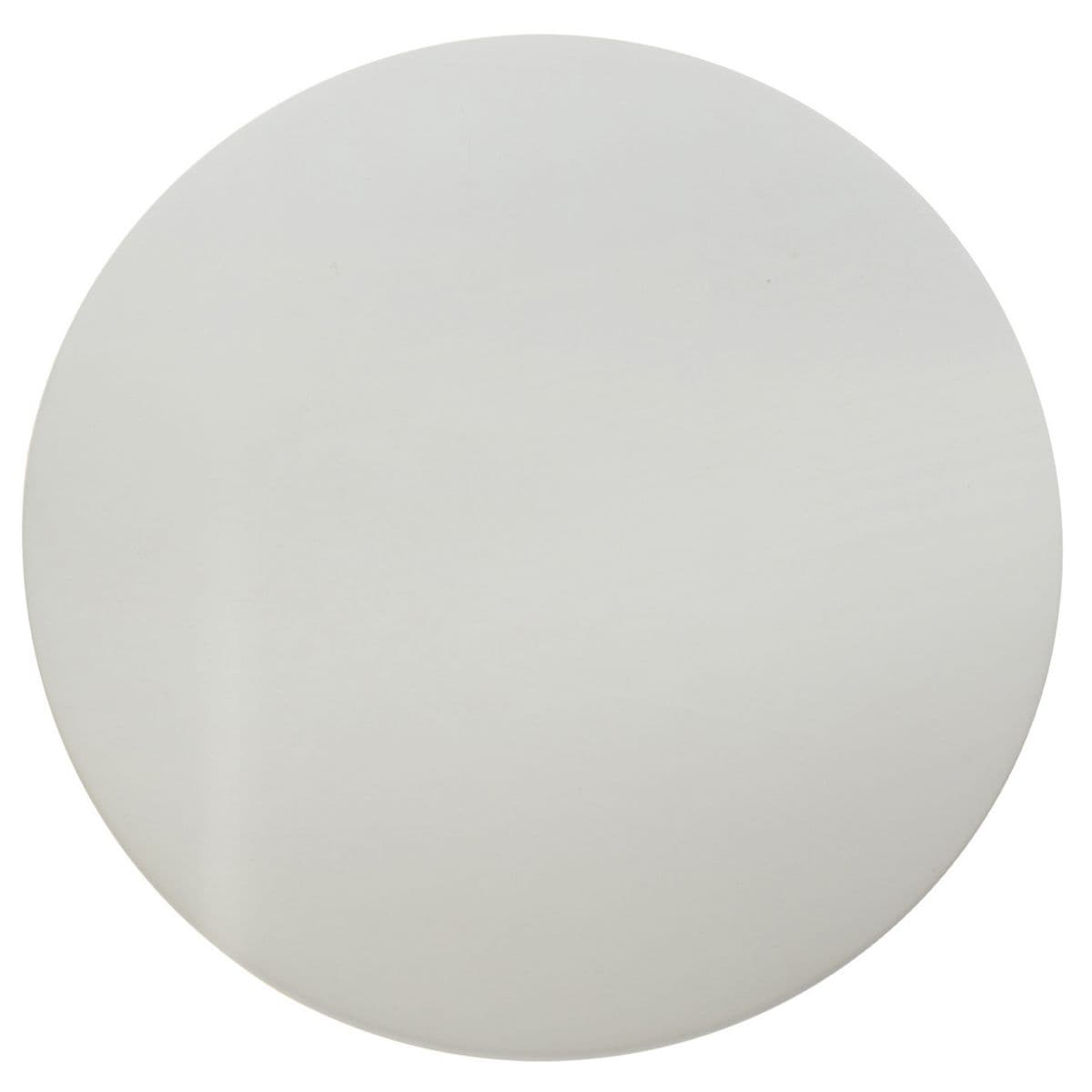 Justice Design Group | Ambiance Round Backlit ADA LED Wall Sconce by Justice Design — Matte White, 16-Inch