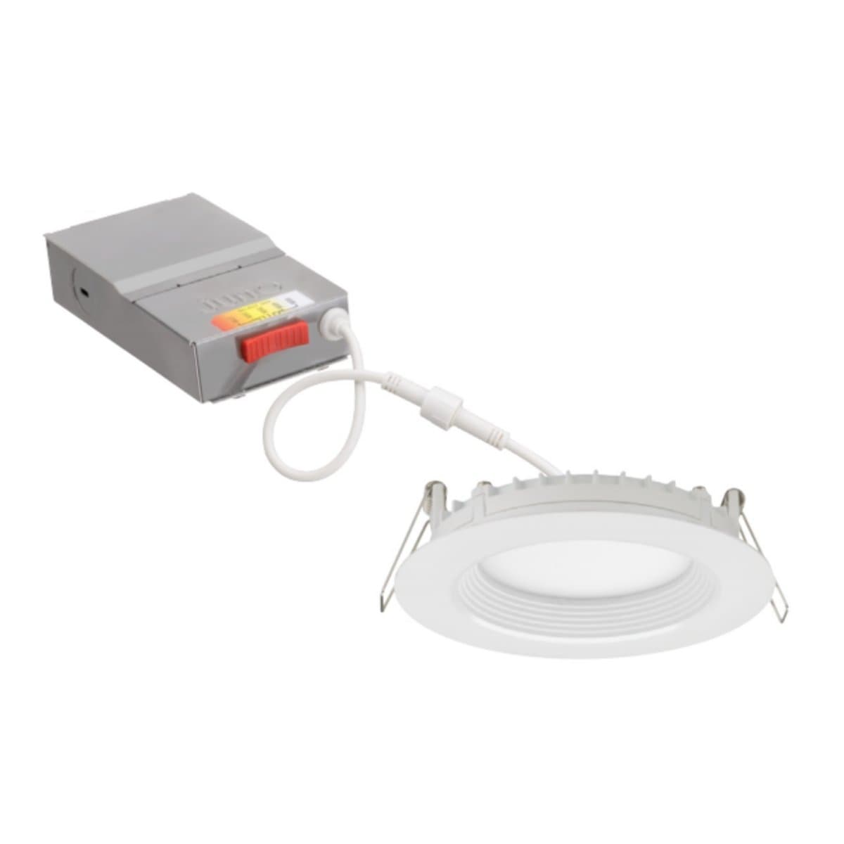 Juno | Wafer Regressed Round Baffle LED Downlight — 4 in
