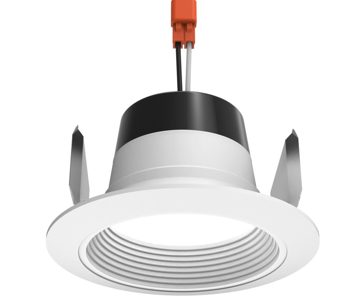 Juno | LED Wet Location 4in Round Baffle Retrofit Downlight — 4 in