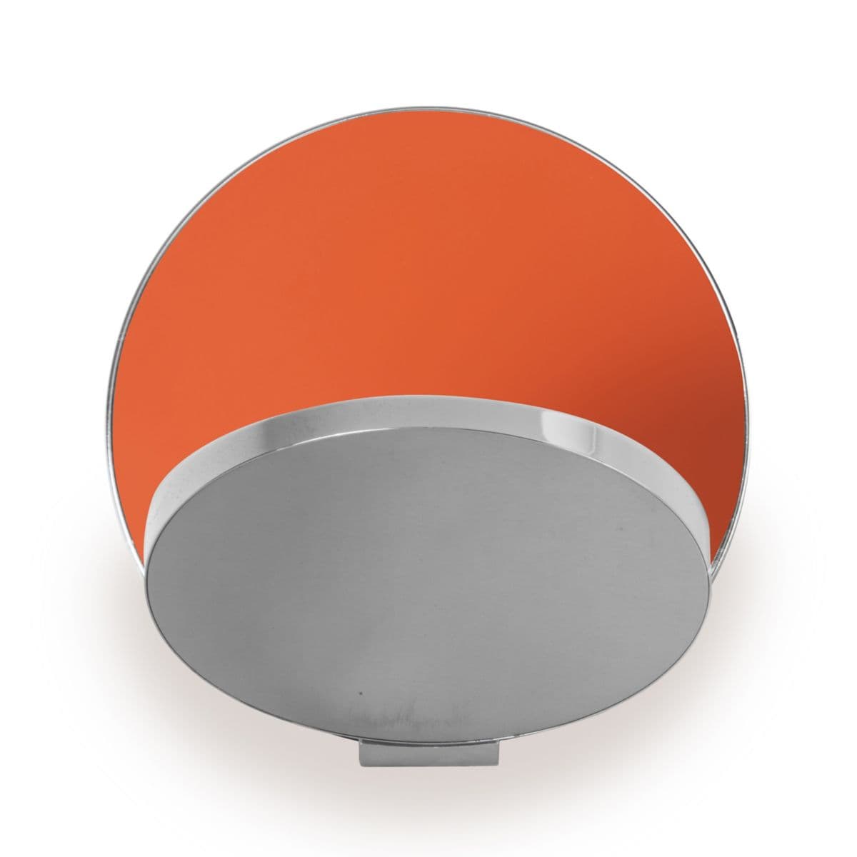 Koncept | Gravy LED Wall Sconce — Chrome, Matte Orange, Plugged In