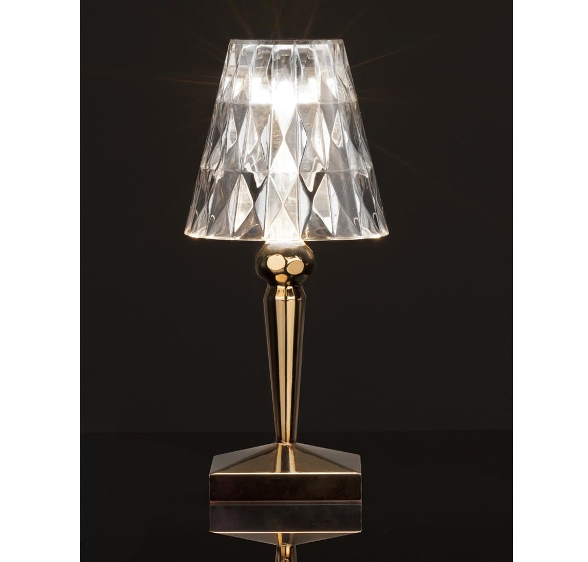 Kartell | Precious Battery Table Lamp — Gold
