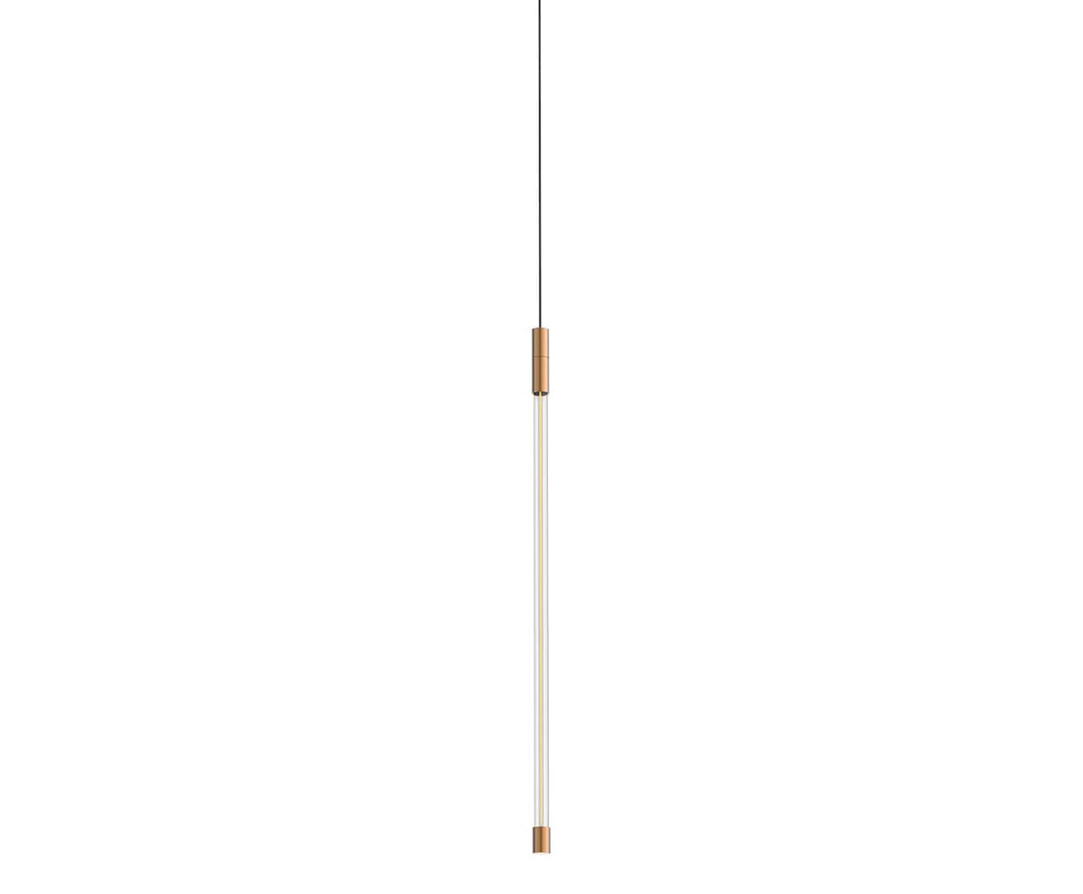 Kuzco Lighting | Motif LED Mini Pendant — Brushed Gold, Small