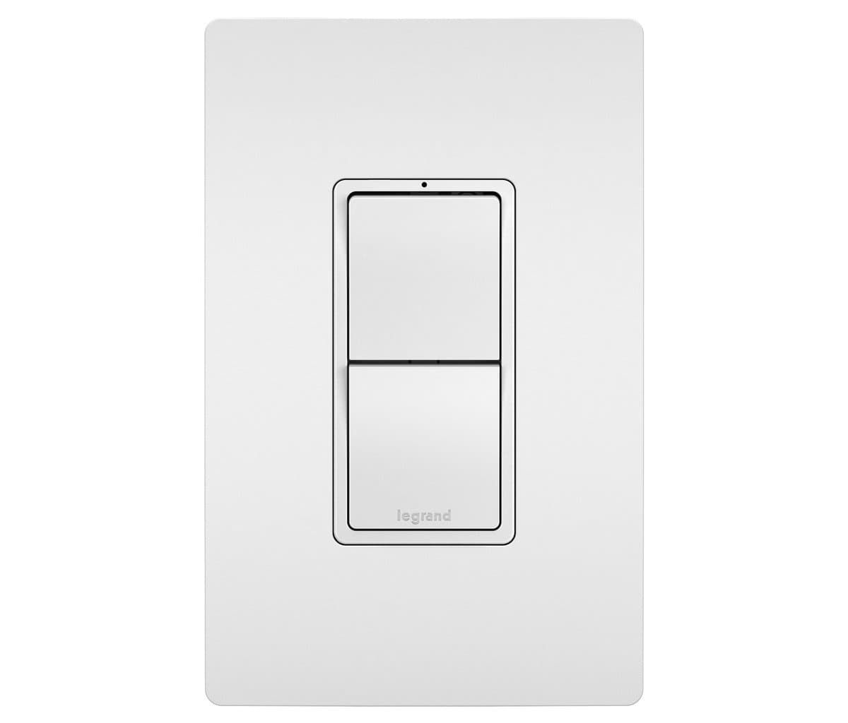 Legrand Adorne | Radiant Two Single Pole/3-Way Switches — White