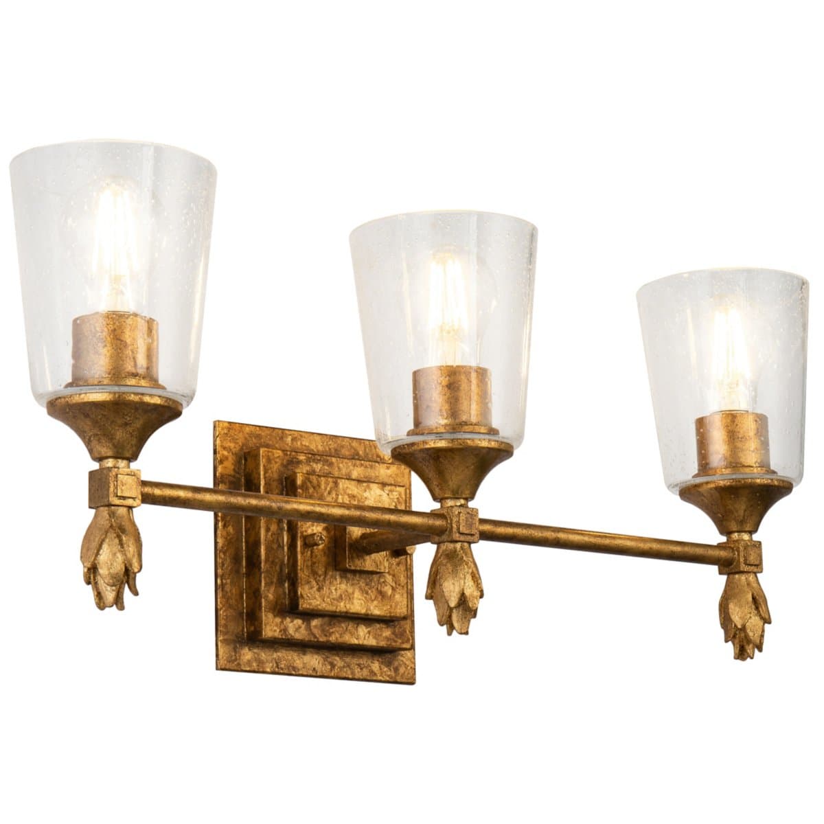 Lucas McKearn | Vetiver Flame Finial Vanity Light — Gold, 3