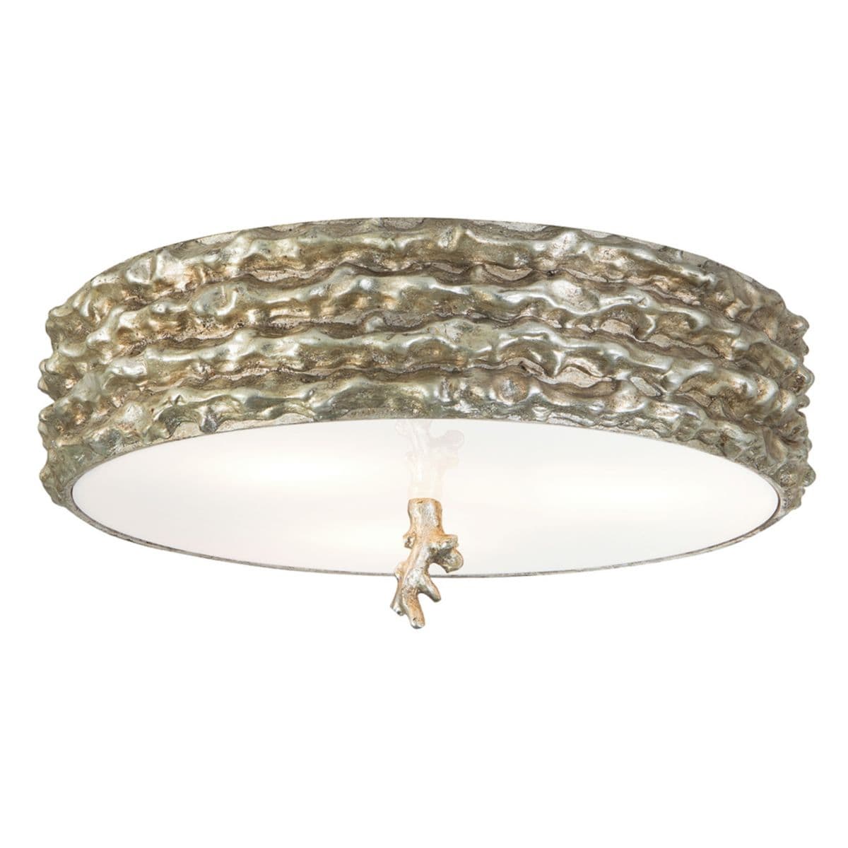 Lucas McKearn | Trellis Flushmount — Silver Leaf, Small