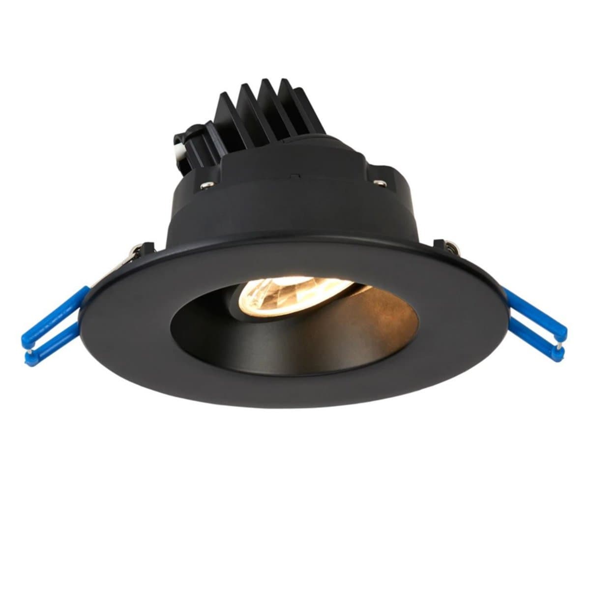 Lotus LED Lights | Regressed Gimbal Wet, Air-Tight — Black
