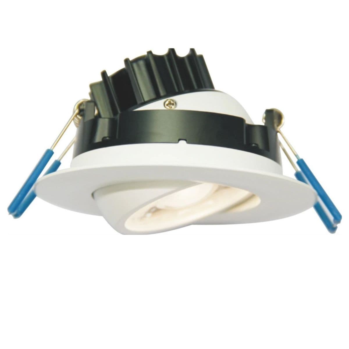 Lotus LED Lights | Eyeball Gimbal LED 3 Inch Round Trim — White
