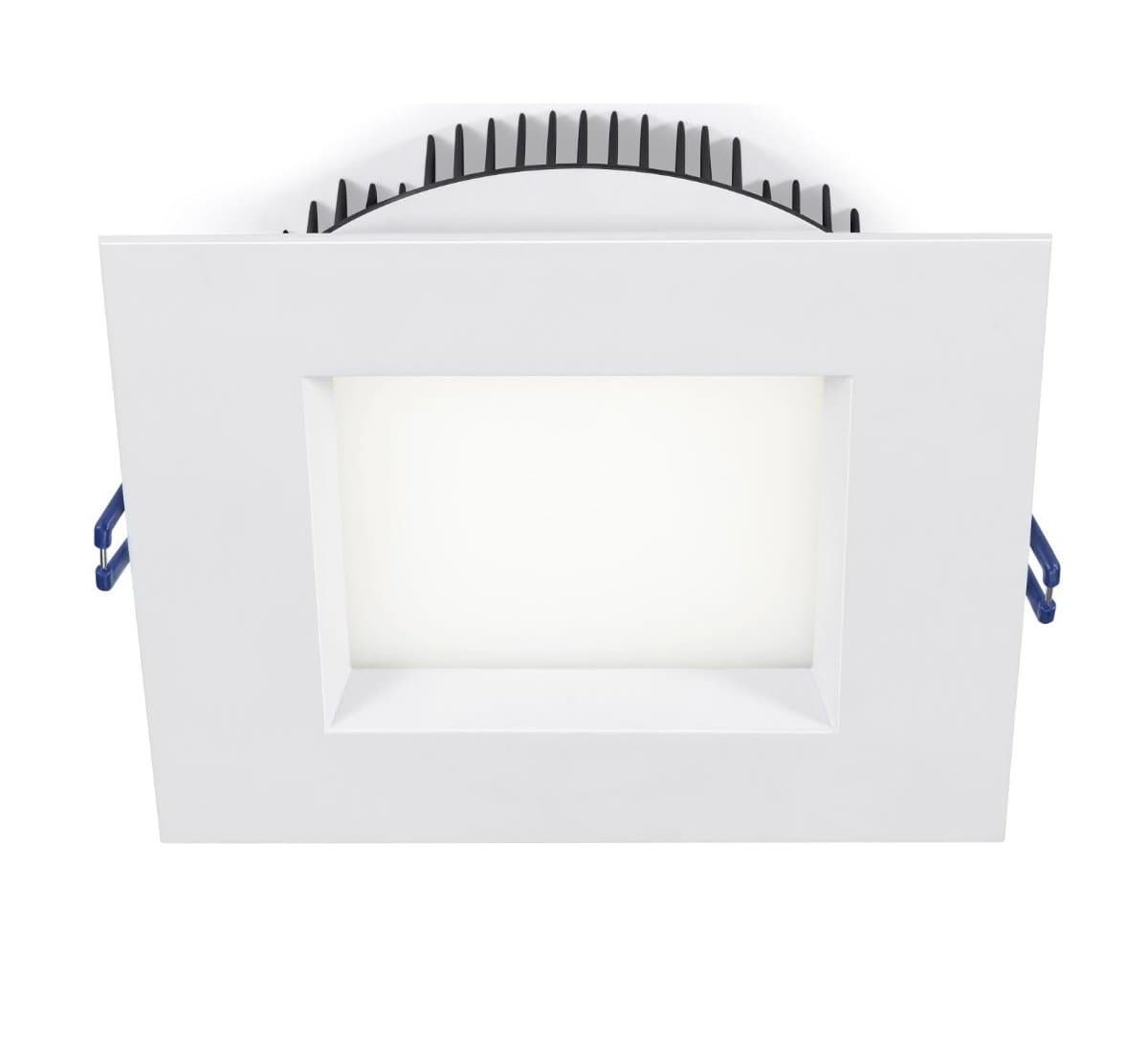 Lotus LED Lights | Regressed Plenum 6 inch LED Square Trim — White