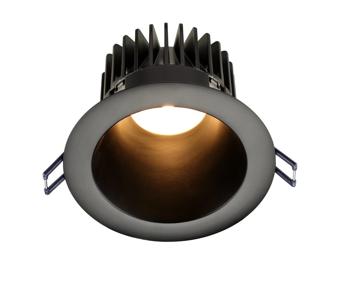 Lotus LED Lights | Regressed Deep LED 4 Inch Round Recessed Trim — White Reflector, White