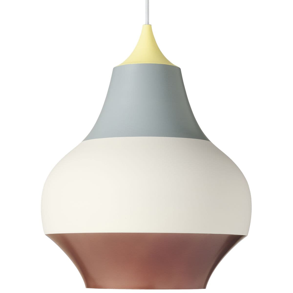 Louis Poulsen Cirque Pendant Light — Yellow Top, Large