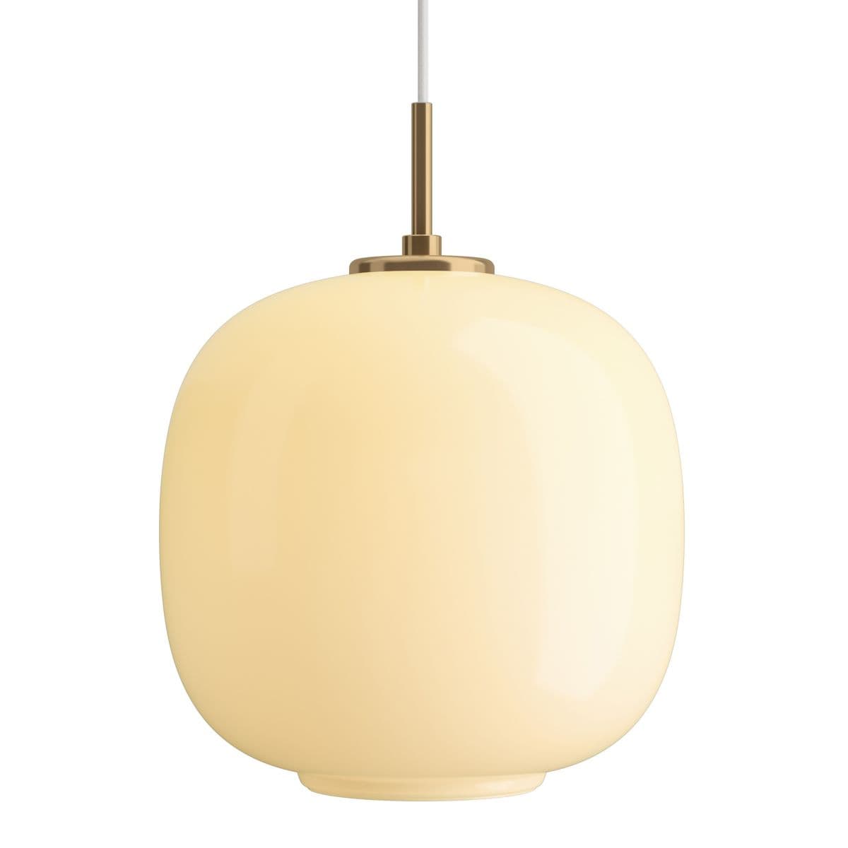Louis Poulsen | VL45 Radiohus Pendant — Pale Yellow, Medium, LED Bulb, Fwd Phase