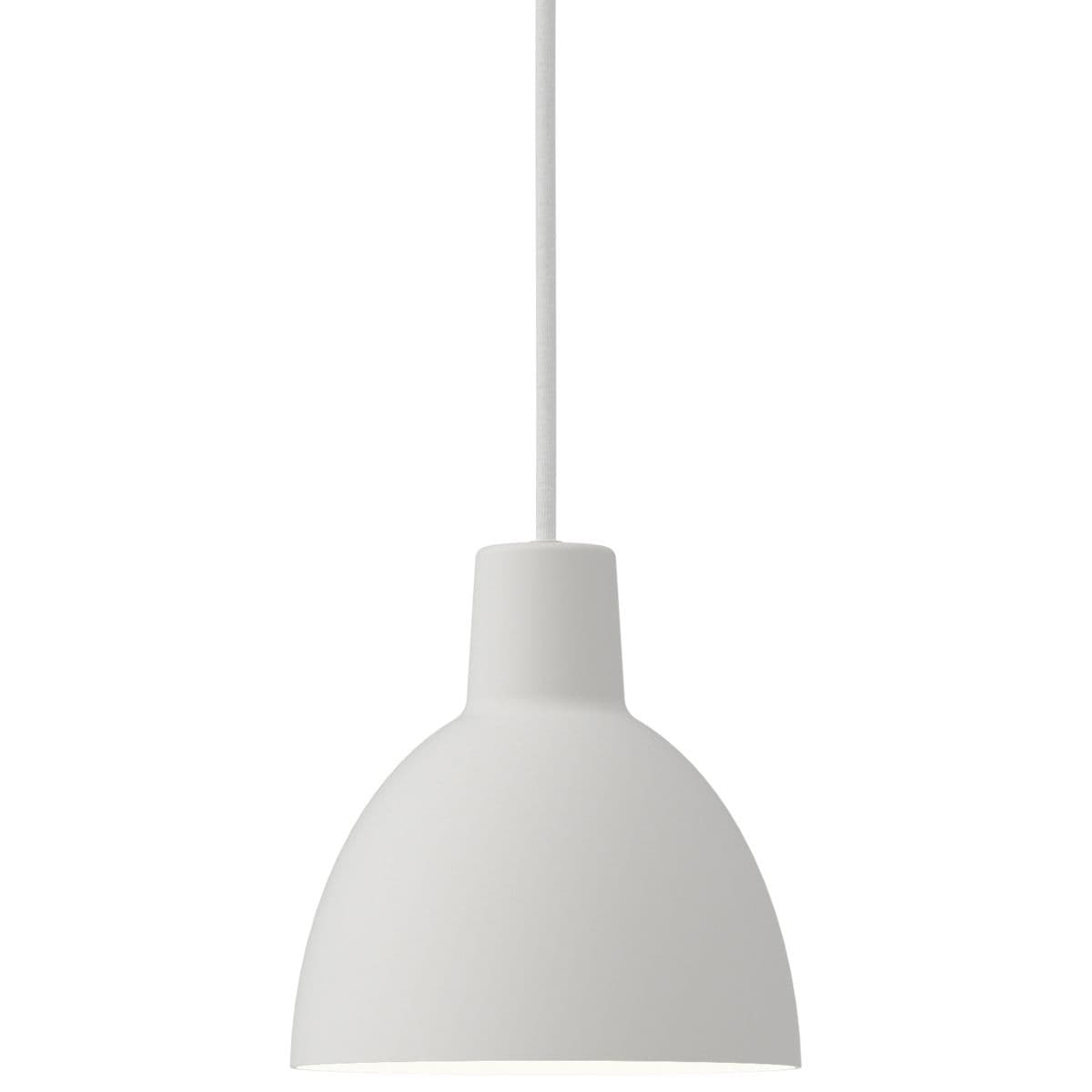 Louis Poulsen Toldbod Cone Pendant — White, 7 in