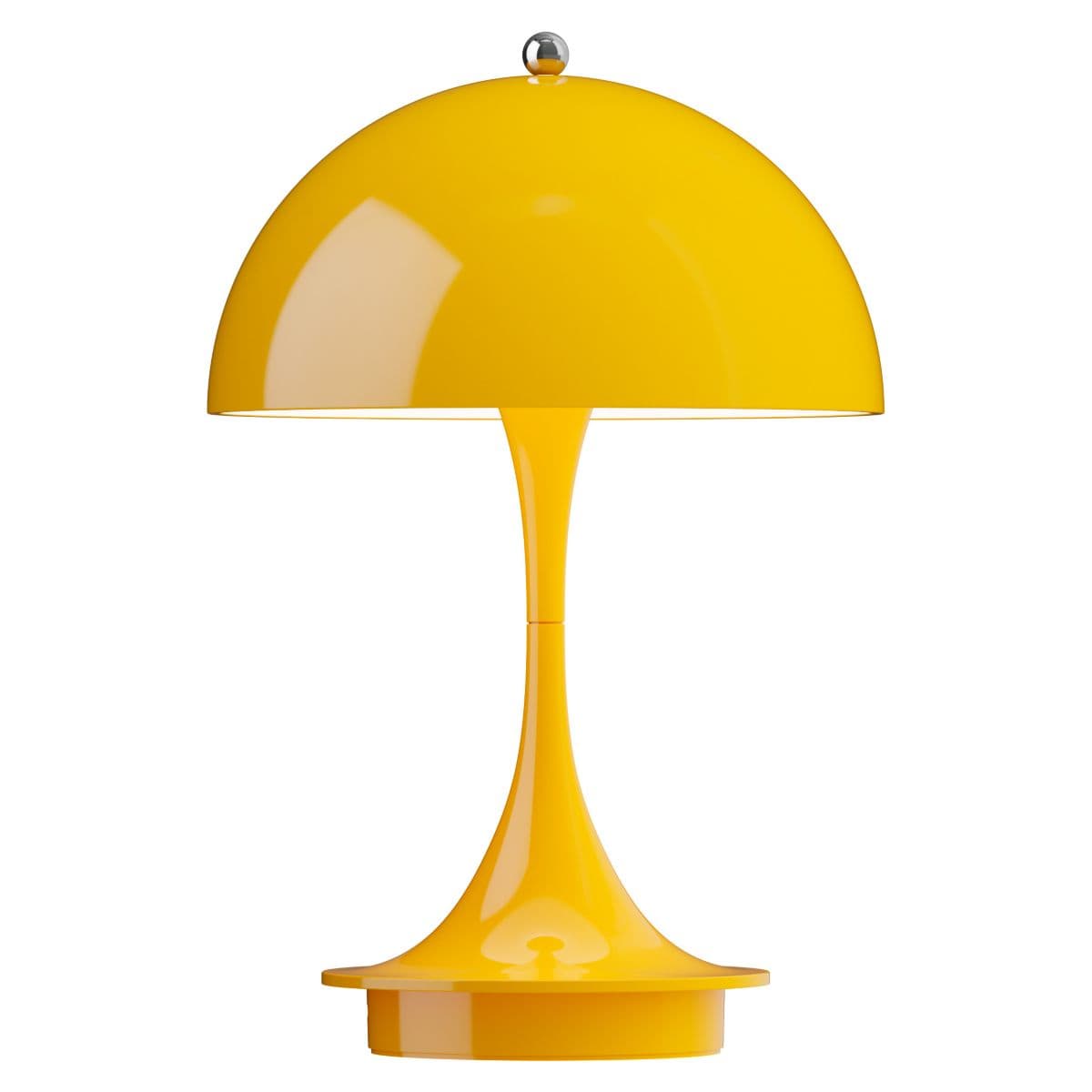 Louis Poulsen Panthella Rechargeable Led Table Lamp — Opaque Yellow, 6.3 in