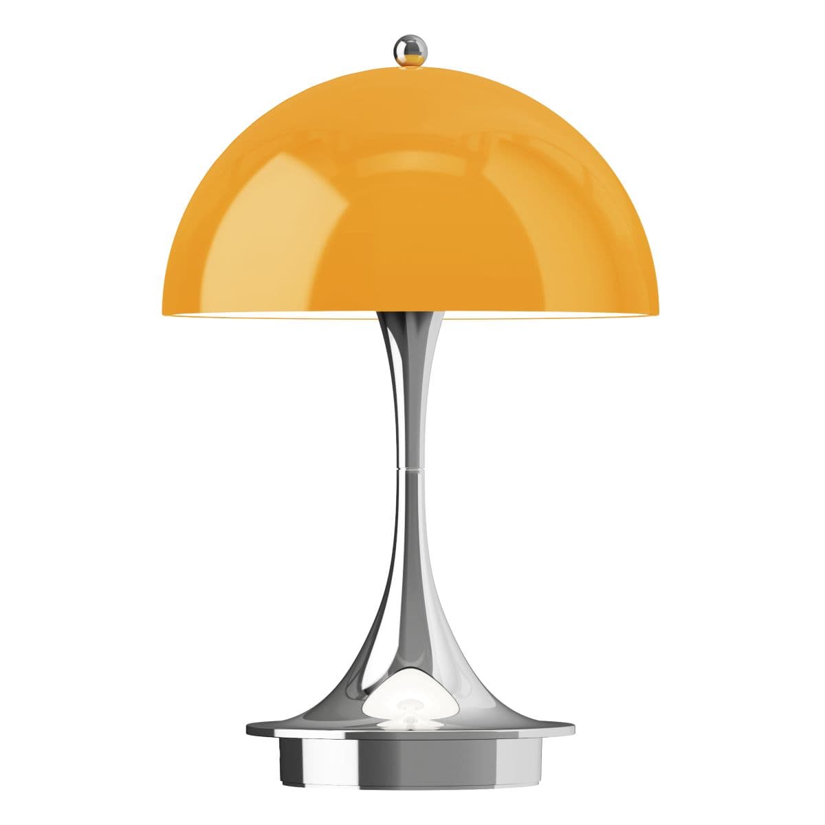 Louis Poulsen Panthella The Original Portable Led Table Lamp by Louis Poul — Orange, 9.5 Inch
