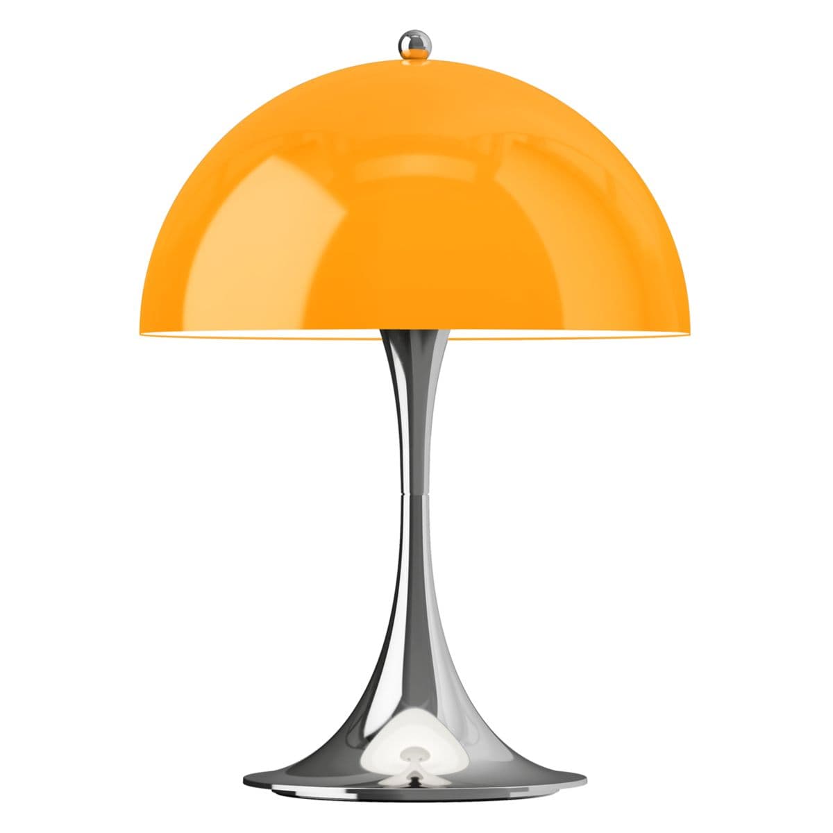 Louis Poulsen | Panthella The Original Portable LED Table Lamp by Louis Poul — Orange, 13.2 Inch