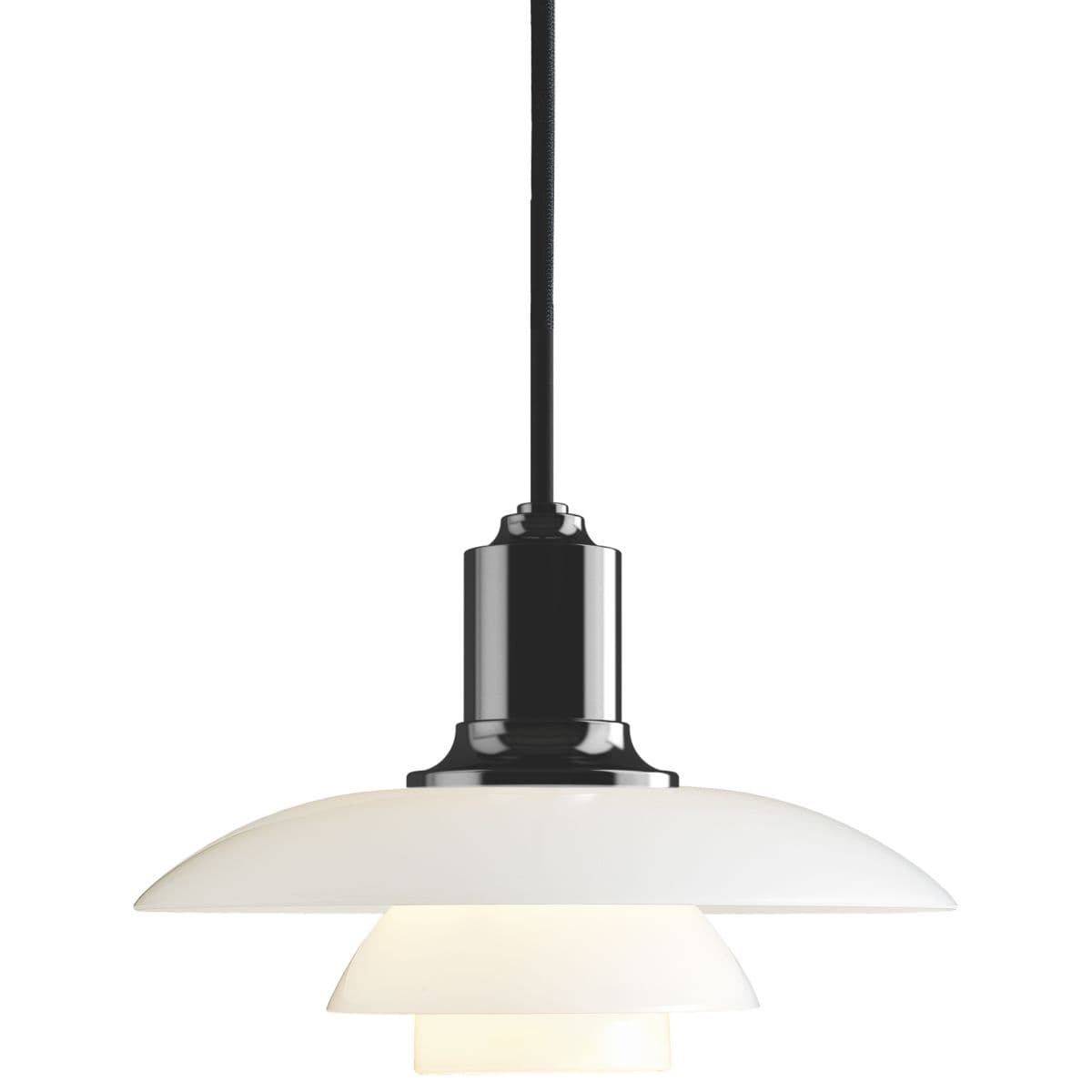 Louis Poulsen Ph 2/1 Mini Pendant Light — Black Metalized